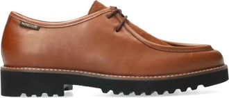Mephisto Rode Veterschoen met Schokdemper - Dames - Veterschoenen - Bruin - 42 1/2 EU - Schoenen