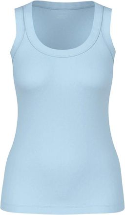 Marc Cain Tops, Dames, Blauw, XL, Katoen, Mouwloze Tops