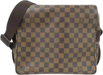 Louis Vuitton Pre-owned Naviglio Damier Schoudertas - Dames - Vintage Schoudertas - Bruin - ONE Size - Vintage