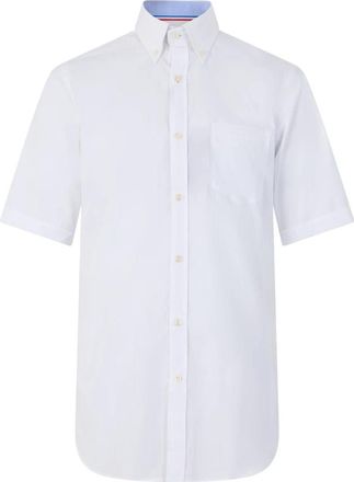 Paul & Shark Short Sleeve Shirt - Heren - Korte mouwen Overhemden - Wit - XS - Katoen - Overhemden