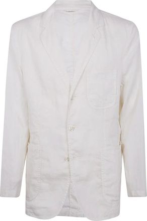 Aspesi Jassen, Heren, Wit, M, Linnen, Samuraki Blazer