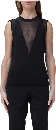 Pinko Pinko, Dames, Tops, Zwart, Maat: XS