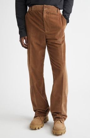 Moncler Corduroy Trousers in Brown at Nordstrom, Size 34 Us