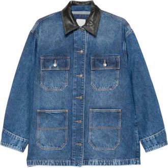 SIMKHAI Dames, Jassen, Blauw, Maat: S Katoen