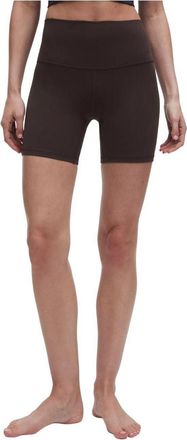 lululemon (WMNS) LULULEMON Align High-Rise Short 6 Espresso Brown LW7BG3S-673736553
