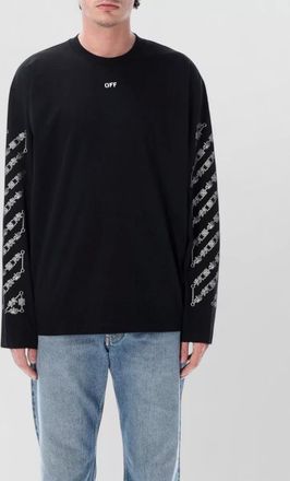 Off-white chain arrow skate long sleeve t shirt
