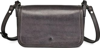 OLD TREND Pansy Genuine Leather Slim Everyday Mini Crossbody in Grey at Nordstrom