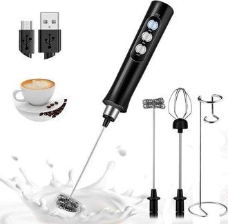 OEM Espumador De Leche Port&aacute;til Para Caf&eacute;, Espumador De Leche El&eacute;ctrico, Espumador De Leche Recargable Por Usb Con Soporte