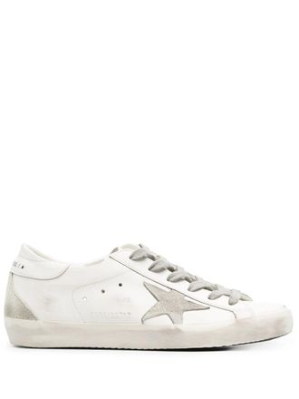 Golden Goose Super-star Bio Based Upper And Heel Suede Star And Spur