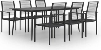 vidaXL 7 Piece Garden Dining Set Vidaxl