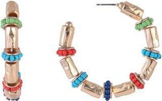 Rachel Roy Beaded Hoop Earrings in Gold Multi at Nordstrom Rack