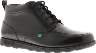 Kickers Mens Smart Boots Fragma Chuk Leather Lace Up black - Size UK 7