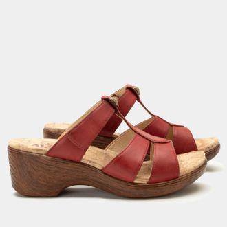 Alegria Womens Shantal Sandal In Salmonberry