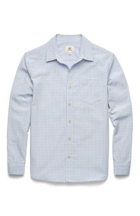 Surfside Supply Co. Brian Seersucker Shirt in Blue at Nordstrom, Size Xx-Large