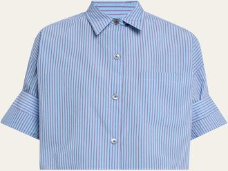 TWP Next Ex Striped Button-Front Shirt