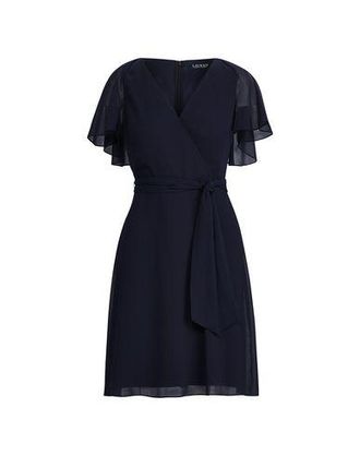 Ralph Lauren GEORGETTE CAPE DRESS