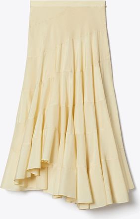 Tory Burch Womens Flared Cotton Silk Skirt, size 18