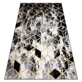 RugsX RugsX Gloss Rug in Black | Size: 240 cm x 330 cm