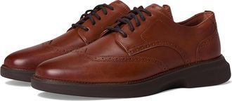 Cole Haan Grand Shadowlite Wingtip Oxfords Mens Slip on Shoes British Tan/Java : 10.5 D - Medium, Leather