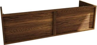 Saniclass Holz Frame Badkameronderkast - 140x45x40cm - 2 lades - Walnut pure