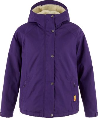 Fj&auml;llr&auml;ven Womens Vardag G-1000 Pile Jacket Purple XS