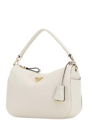 Prada Womens Ivory Leather Small Handbag Bianco 1 N Borse A Mano Bag