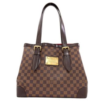 Louis Vuitton Damier Damier Canvas Ebene Damier Canvas Tote Bag (Pre-Owned)