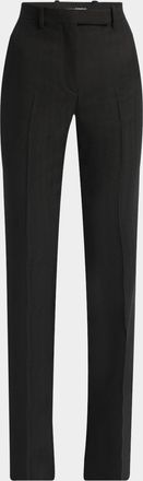 Tom Ford Herringbone Straight-Leg Trousers