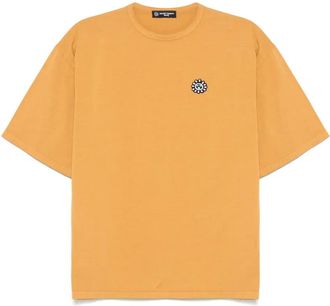Soci&eacute;t&eacute; Anonyme logo-print T-shirt - unisex - Cotton - S - Yellow