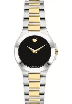 Movado Womens 0606908 Ladies Collection Watch - Silver - One Size