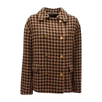 Tagliatore Dames, Jassen, Beige, Maat: L Wol