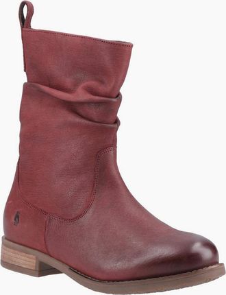 Hush Puppies Womens Emilia Womens Ankle Boots - Red - Size: 5
