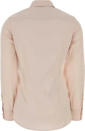 Jil Sander Womens Cotton Poplin Shirt Pink