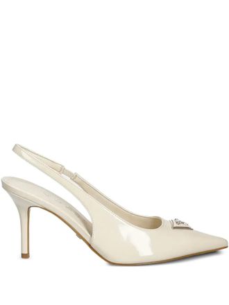 Guess Co 85mm Nassir slingback pointed-toe pumps - Neutrals