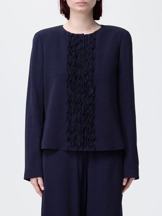 Emporio Armani Giacca Emporio Armani in cr&ecirc;pe con rouches