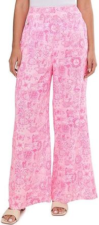 Lilly Pulitzer Enzo Pant Coverup Womens Jumpsuit & Rompers One Piece Cherry Blossom Pink Lil Fleur De Lilly : XXS, Cotton
