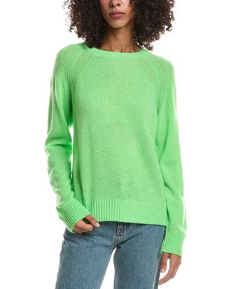 Brodie Rae Rib Raglan Crewneck Cashmere Sweater