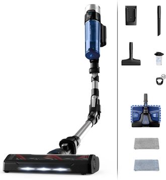 Rowenta X-force Flex 9.60 Rh20c0 Aspiradora De Mano Plata, Azul Sin Bolsa