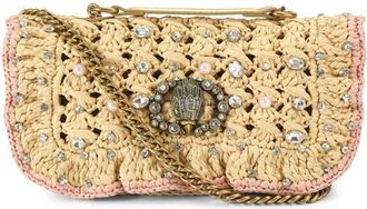 Kurt Geiger Small Chelsea Woven Shoulder Bag in Open Beige at Nordstrom