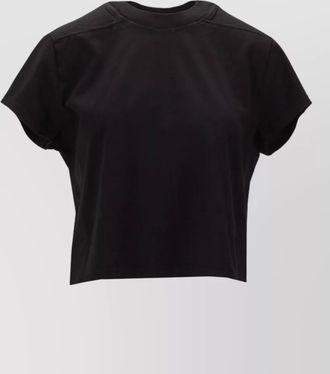 Rick Owens cropped crew neck short sleeve top