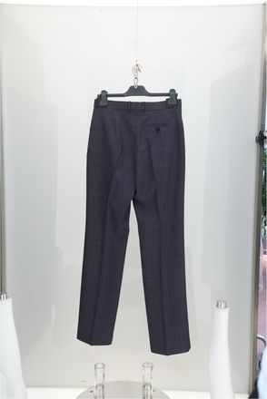 Dior Womens Pants Wool Fleece Grey (ovis Aries) Trousers