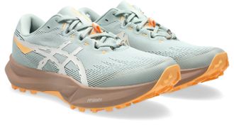 Asics Trailrunningschuh ASICS FUJI LITE 6, Damen, Gr. 41,5, lichen rock, cream, Textil, Schuhe Trailrunningschuh, leichter Trailrunningschuhe