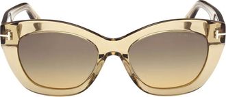 Tom Ford Eyewear Occhiali da sole cat-eye - Toni neutri