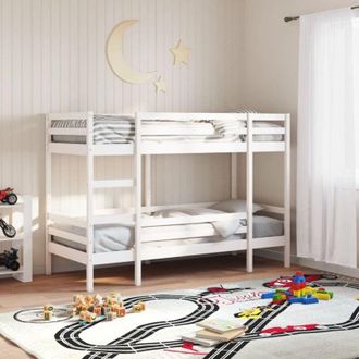 vidaXL Vidaxl - Litera De Madera Maciza De Pino 80x200 Cm