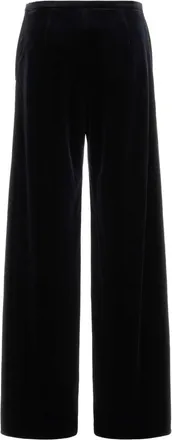 Alberta Ferretti Velvet Trousers - Black