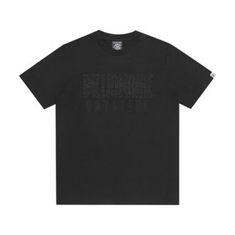 Billionaire Boys Club T-Shirts, male, Black, Size: L Rhinestone Logo T-shirt
