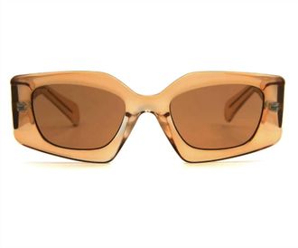 TIWI Womens Seoul Sunset Bliss Sunglasses In Peach