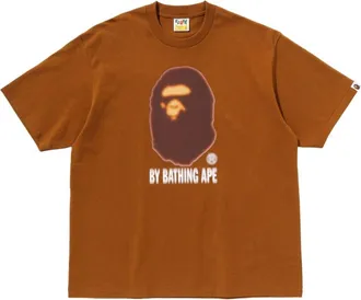 A Bathing Ape Blur By Bathing Ape Relaxed Fit T-Shirt Beige 1L30-110-343-BGE