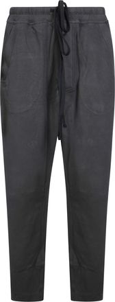 Thom Krom Relaxed Fit Grey Pants with Adjustable Waist and Practical Pockets