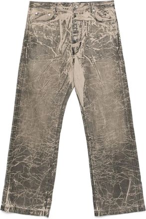 Rick Owens Jeans con effetto vissuto - Grigio